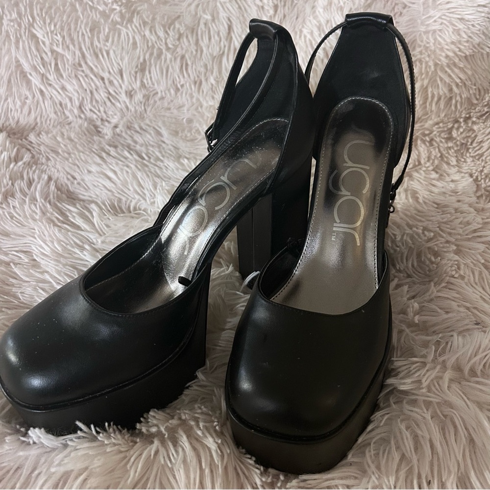 Sugar Women's Black Platform Shoes